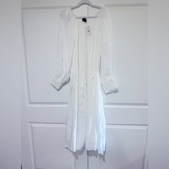 J.Crew Collection NWT sheer Maxi dress Viscose szL season 24 - Picture 8 of 8